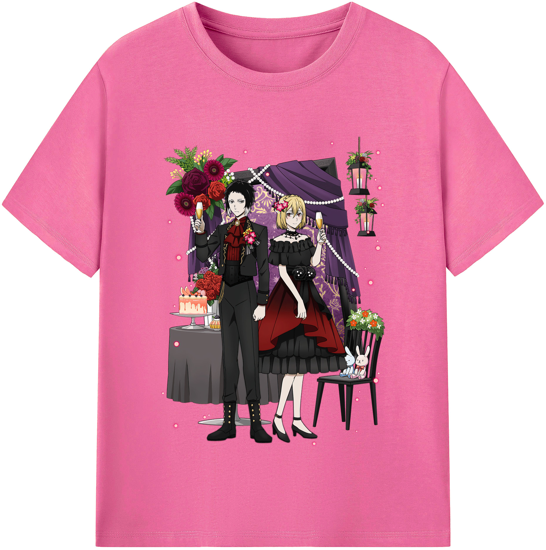 （画像用） 文豪ストレイドッグス Bungo Stray Dogs レディースカジュアルプリントTシャツ（綿100％）